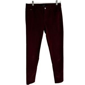 Joe's Jeans The Skinny Burgundy Snake Print Textured Pants Size 28‎